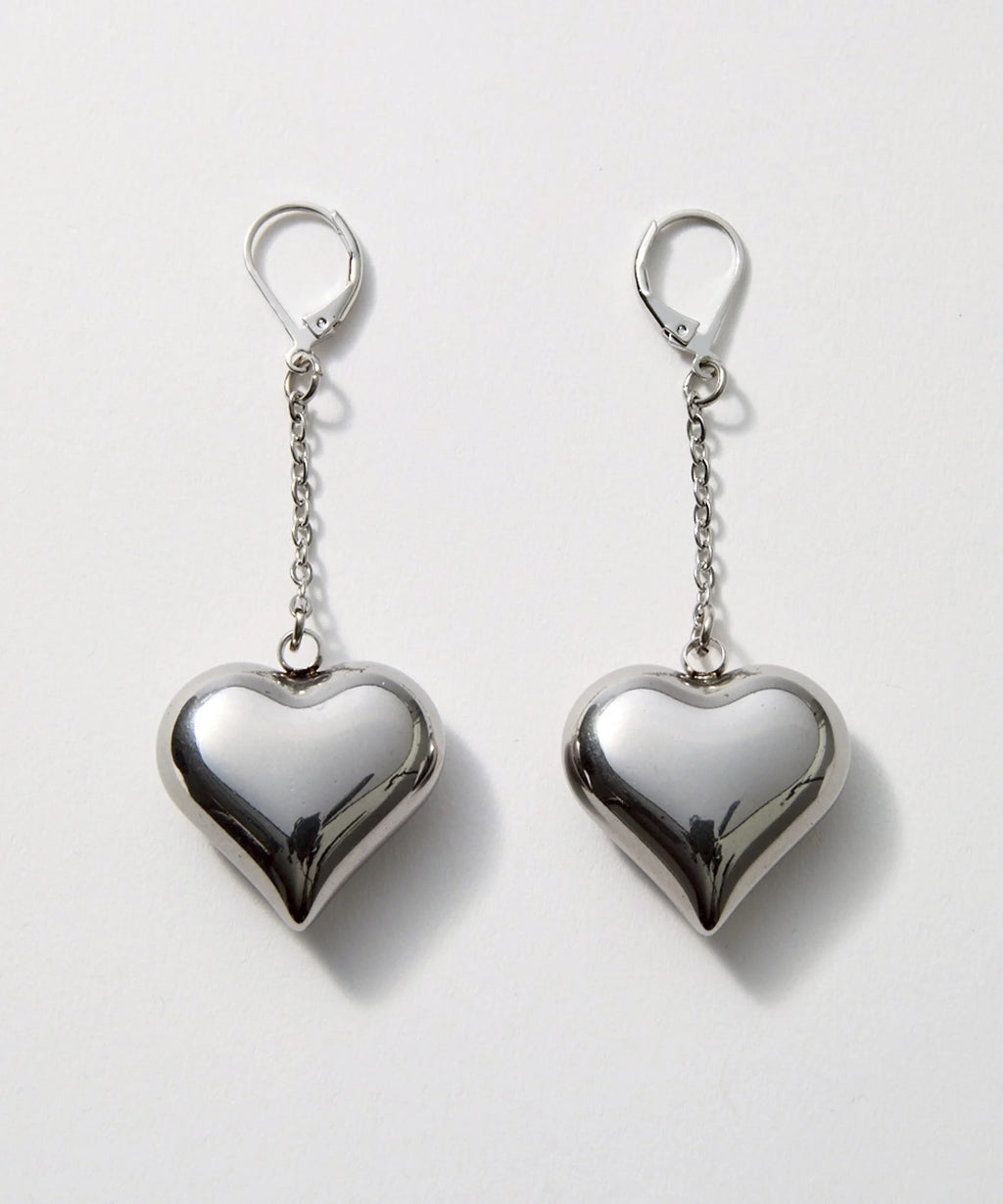 silver heart accessory