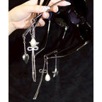 silver heart accessory