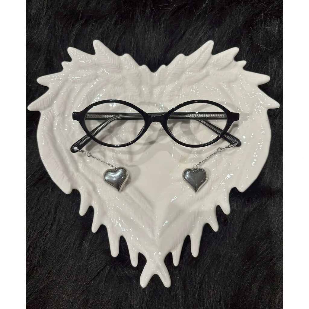 silver heart accessory